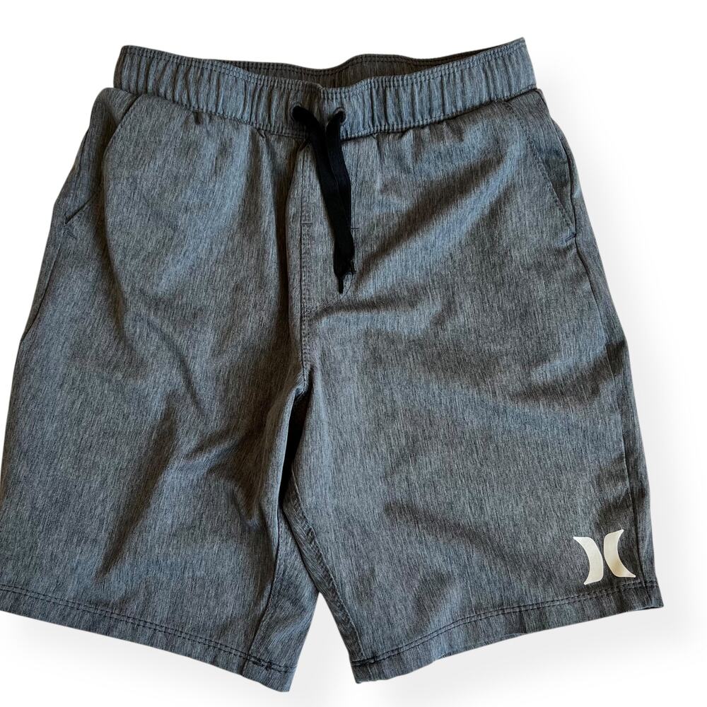 Hurley Gray Stretch Twill Pull-On Shorts